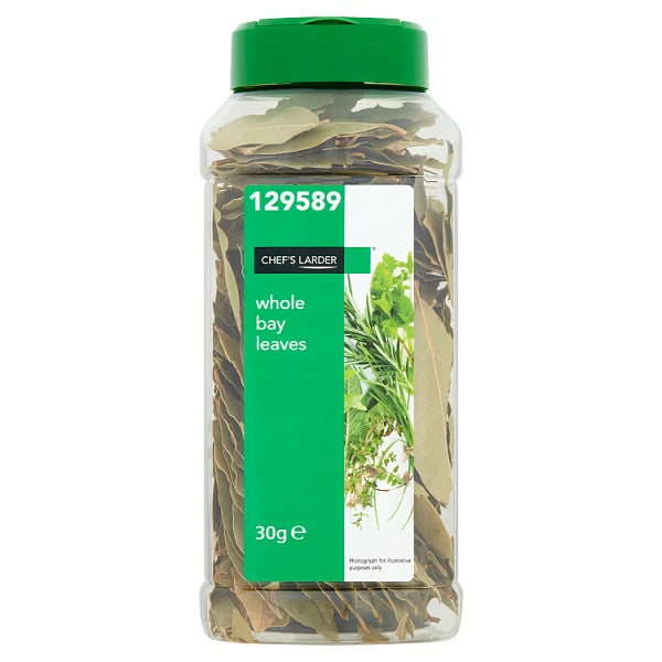 Chef's Larder Whole Bay Leaves 30g, Case of 6 British Hypermarket-uk Chef's Larder