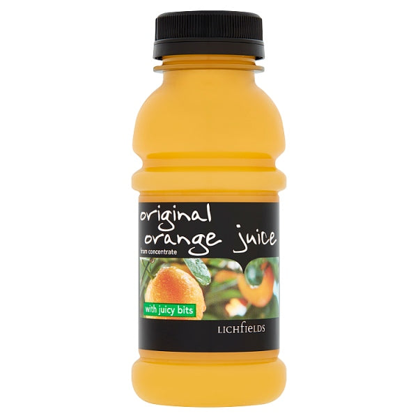 Lichfields Original Orange Juice from Concentrate 250ml, Case of 8 Lichfields