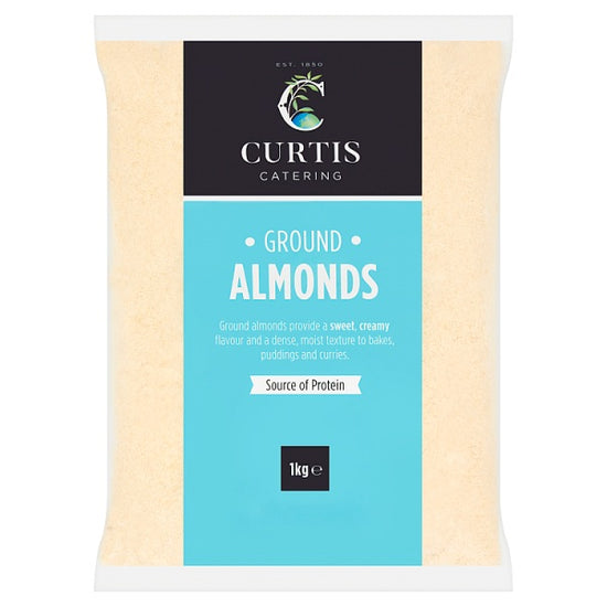 Curtis Catering Ground Almonds 1kg, Case of 6 British Hypermarket-uk Curtis Catering