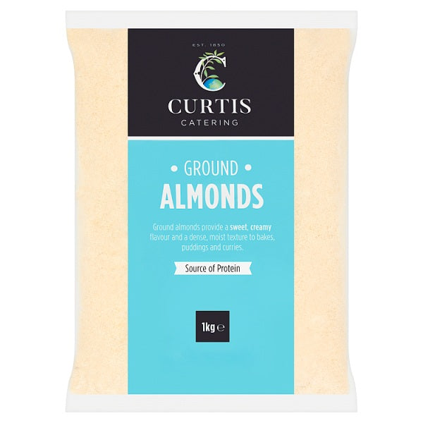 Curtis Catering Ground Almonds 1kg, Case of 6 British Hypermarket-uk Curtis Catering