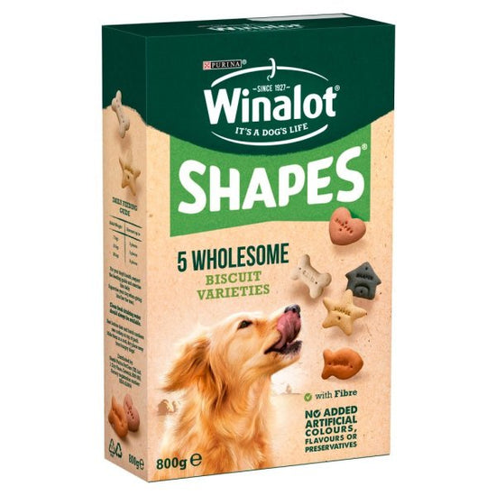 WINALOT Shapes Dog Treat Biscuits 800g Case of 5 Purina