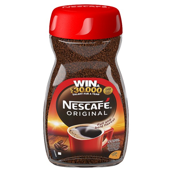 Nescafe Original Instant Coffee 300g, Case of 6 British Hypermarket-uk Nescafe