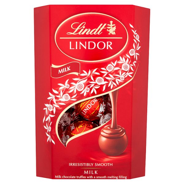 Lindt Lindor Milk Chocolate Truffles Box 200g, (Save £4.16) Lindt